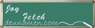 Joy Felch Visitenkarte